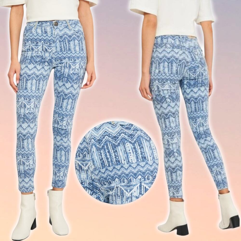 NWT DESIGUAL High Waisted Skinny Jean Sz 2